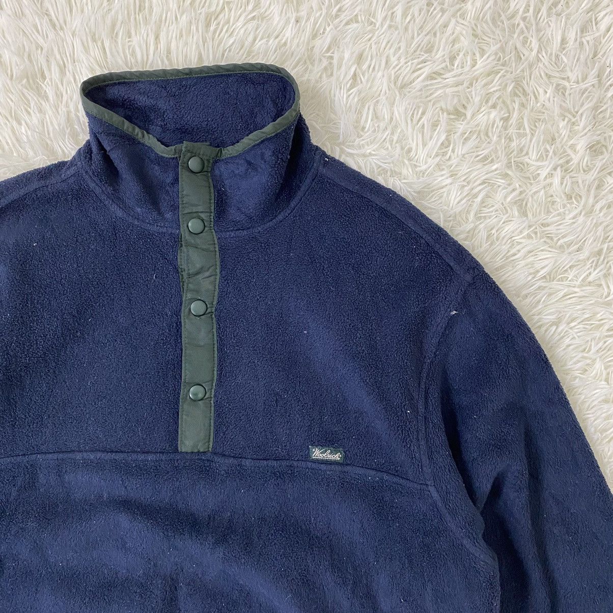 Woolrich Woolen Mills WOOLRICH HALF SNAP BUTTON FLEECE JACKET Size US L / EU 52-54 / 3 - 5 Thumbnail