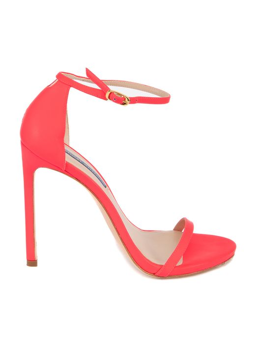 Stuart Weitzman Neon Pink Barely There Ankle Strap Heels | Grailed