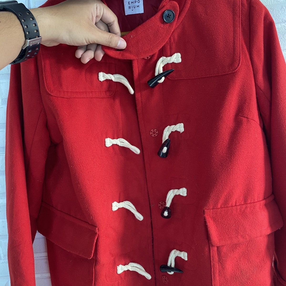 Japanese Brand 🔥LAST PRICE🔥 Japanese The Emporium Wool Duffle Hooded Coat Size US M / EU 48-50 / 2 - 16 Thumbnail
