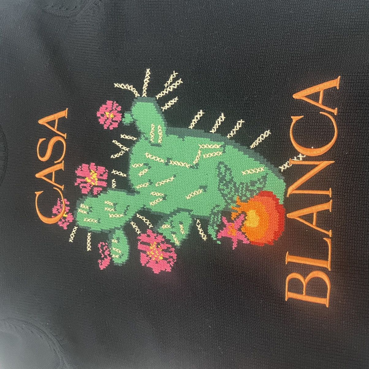 Casablanca Casablanca Intarsia Knit Sweater Size M Size US M / EU 48-50 / 2 - 2 Thumbnail