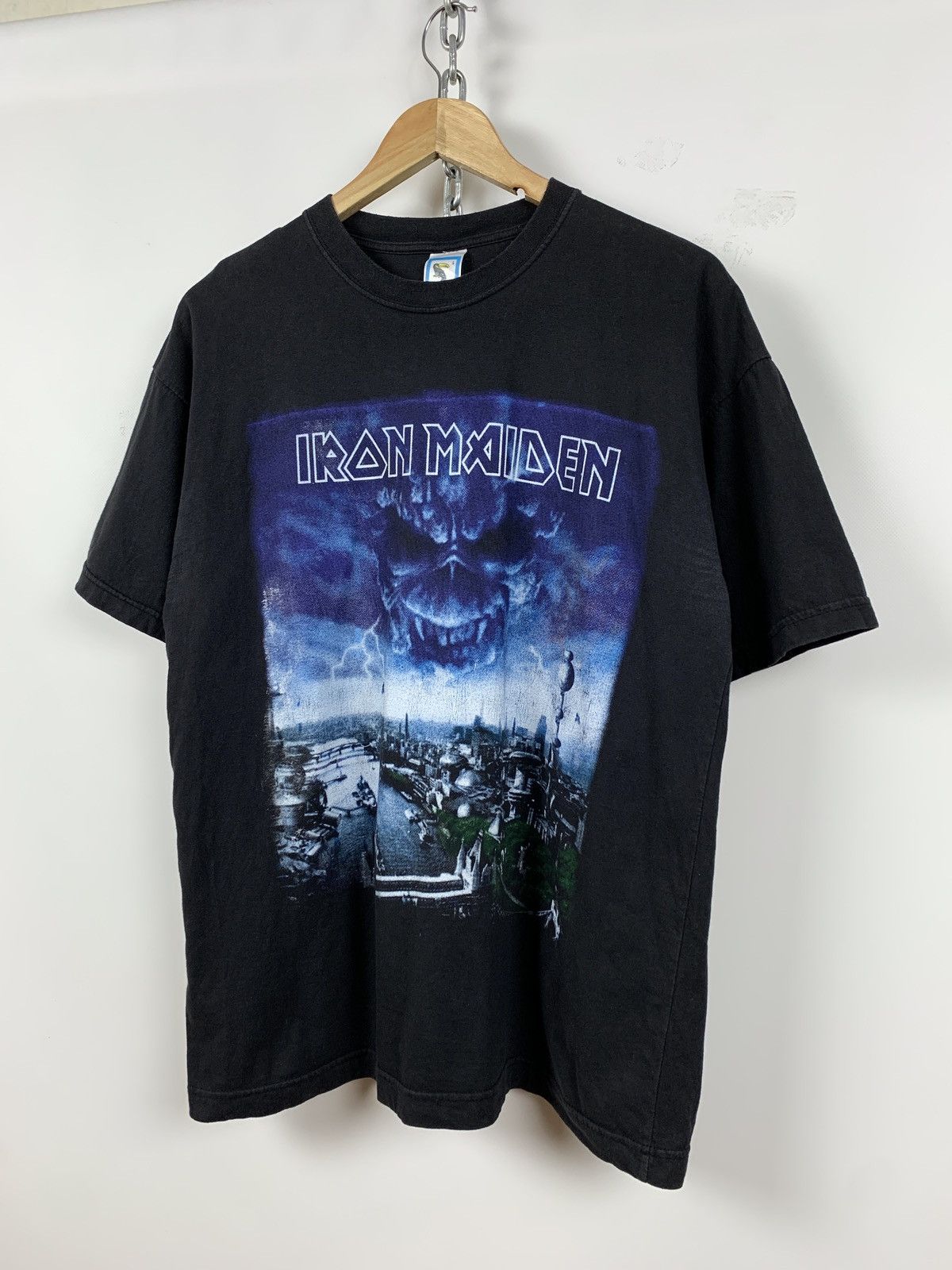 Band Tees Vintage Iron Maiden Brave New World T-Shirt Size US L / EU 52-54 / 3 - 6 Thumbnail