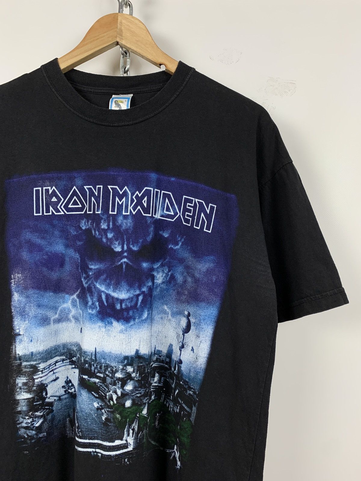 Band Tees Vintage Iron Maiden Brave New World T-Shirt Size US L / EU 52-54 / 3 - 4 Thumbnail