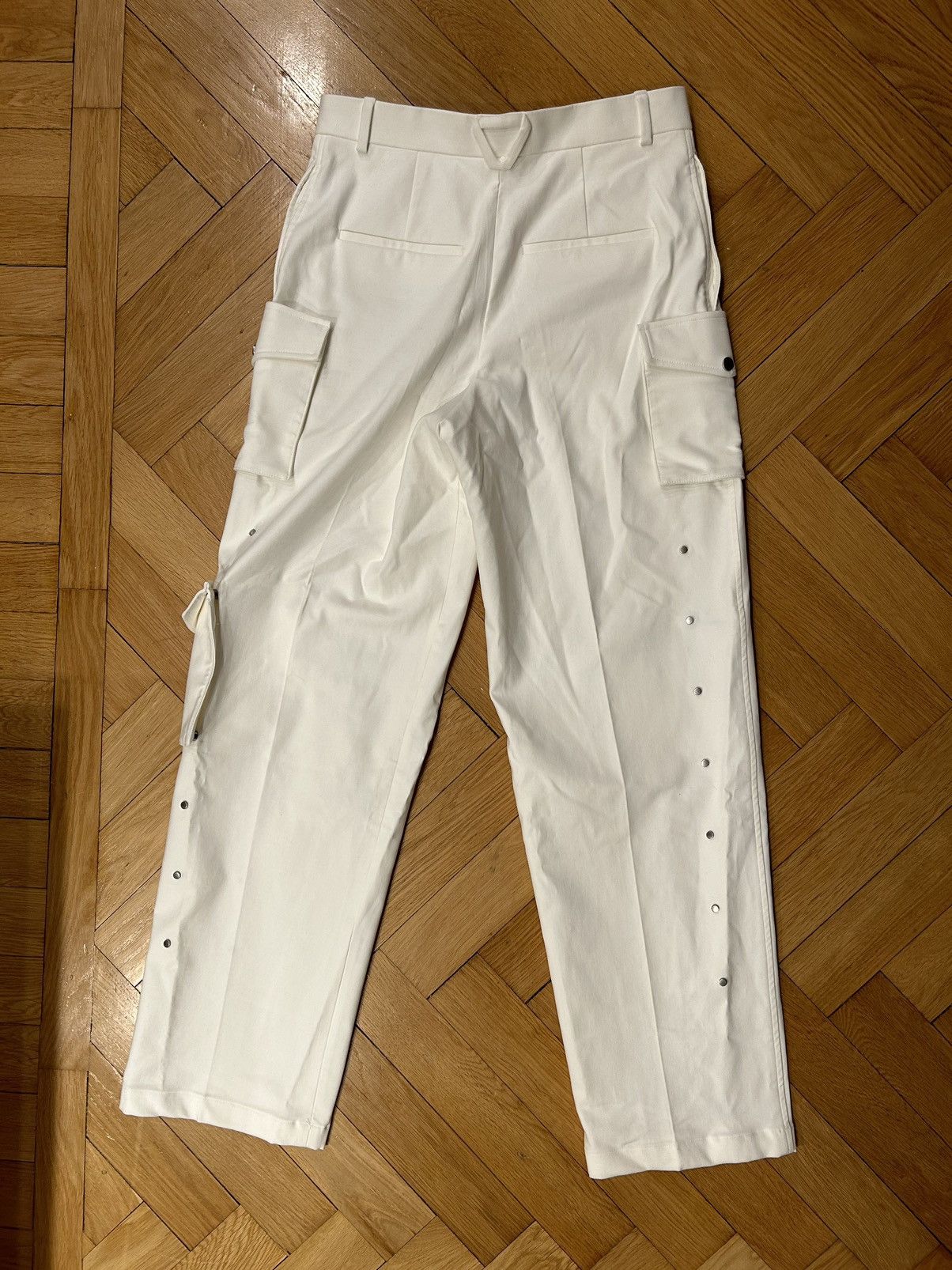 Bottega Veneta BNWT Adjustable Cargo Pocket Cotton Trousers Size 46 Size US 30 / EU 46 - 4 Thumbnail