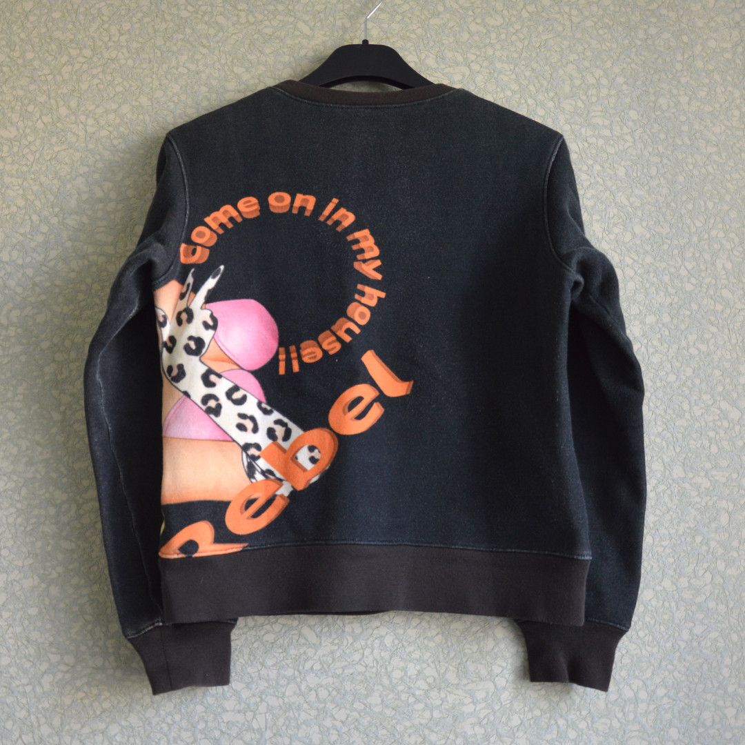 Adidas AW04 Exclusive Saeko Tsuemura Pin-up Sweatshirt Size S / US 4 / IT 40 - 2 Thumbnail