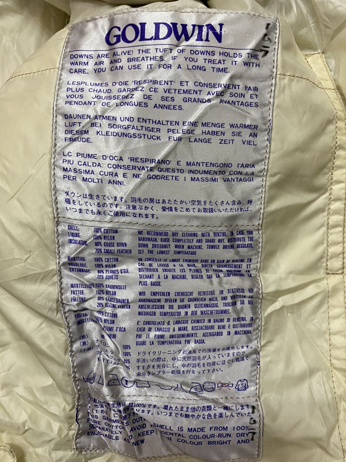 Goldwin × Japanese Brand × Vintage Goldwin Puffer Down Jacket Size US M / EU 48-50 / 2 - 12 Thumbnail