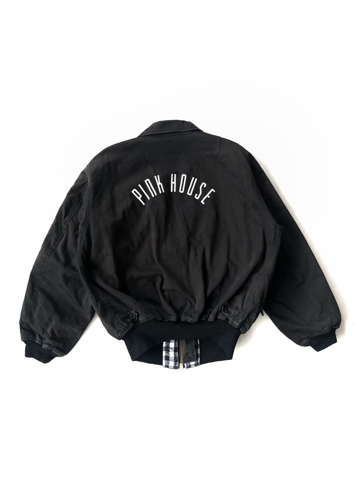 Karl Helmut OG Pink House 🇯🇵 SpellOut MA-1 Aviator Flight Jacket Size US M / EU 48-50 / 2 - 1 Thumbnail