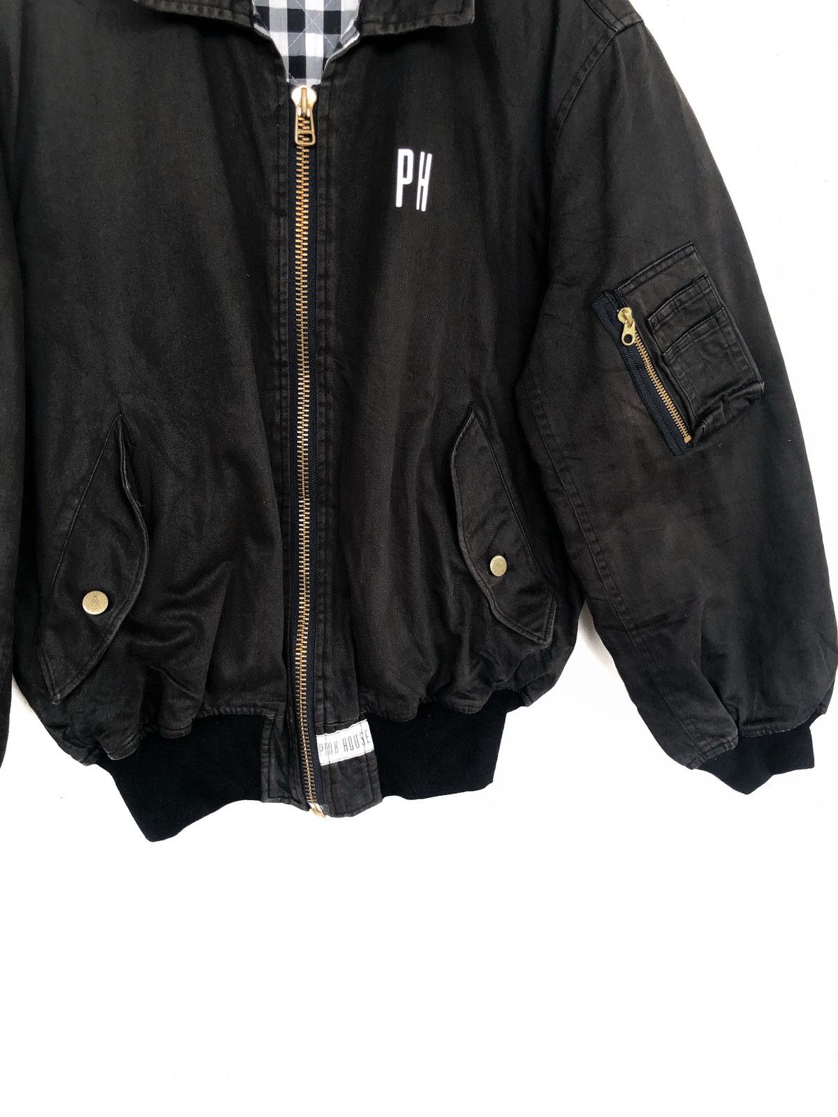 Karl Helmut OG Pink House 🇯🇵 SpellOut MA-1 Aviator Flight Jacket Size US M / EU 48-50 / 2 - 5 Thumbnail