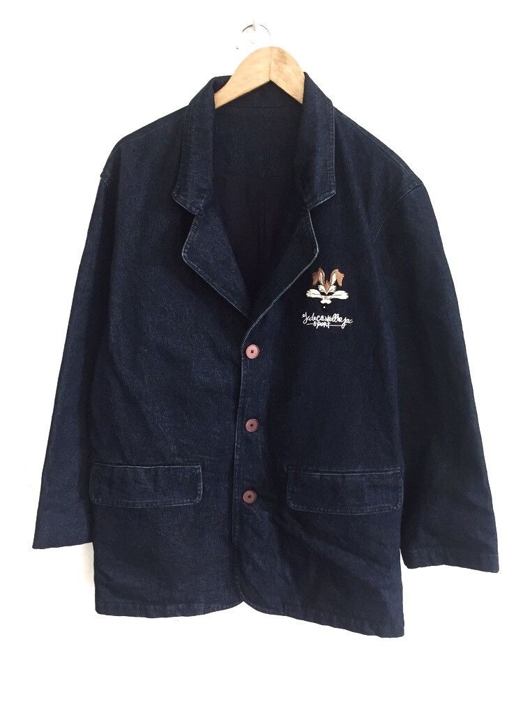 90s Castelbajac Fox Embroider Indigo Denim Jacket
