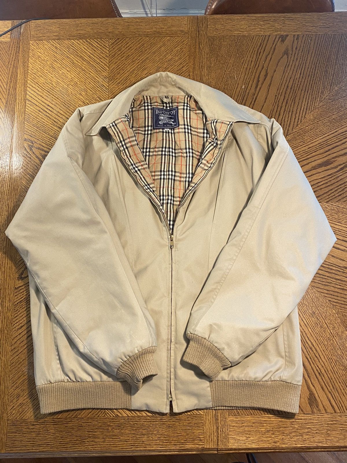 Burberry × Vintage Burberry Harrington Jacket | Grailed