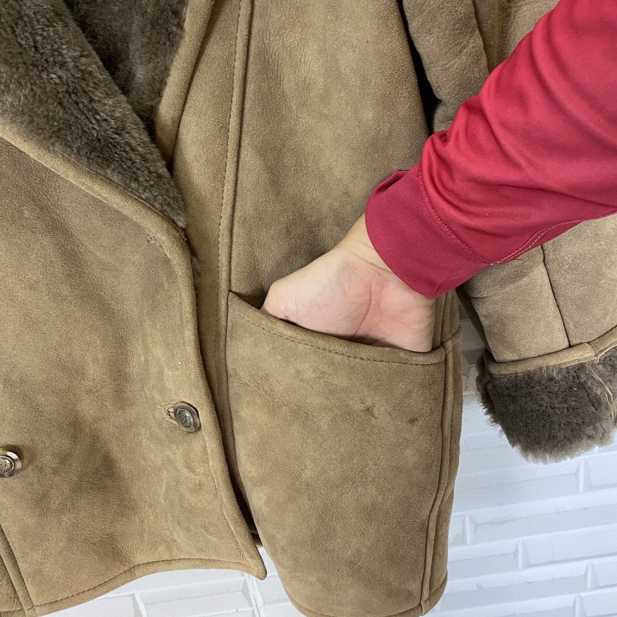 Genuine Leather 🔥LAST PRICE🔥 New Zealand Genuine Sheepskin Coat Size XS / US 0-2 / IT 36-38 - 10 Thumbnail
