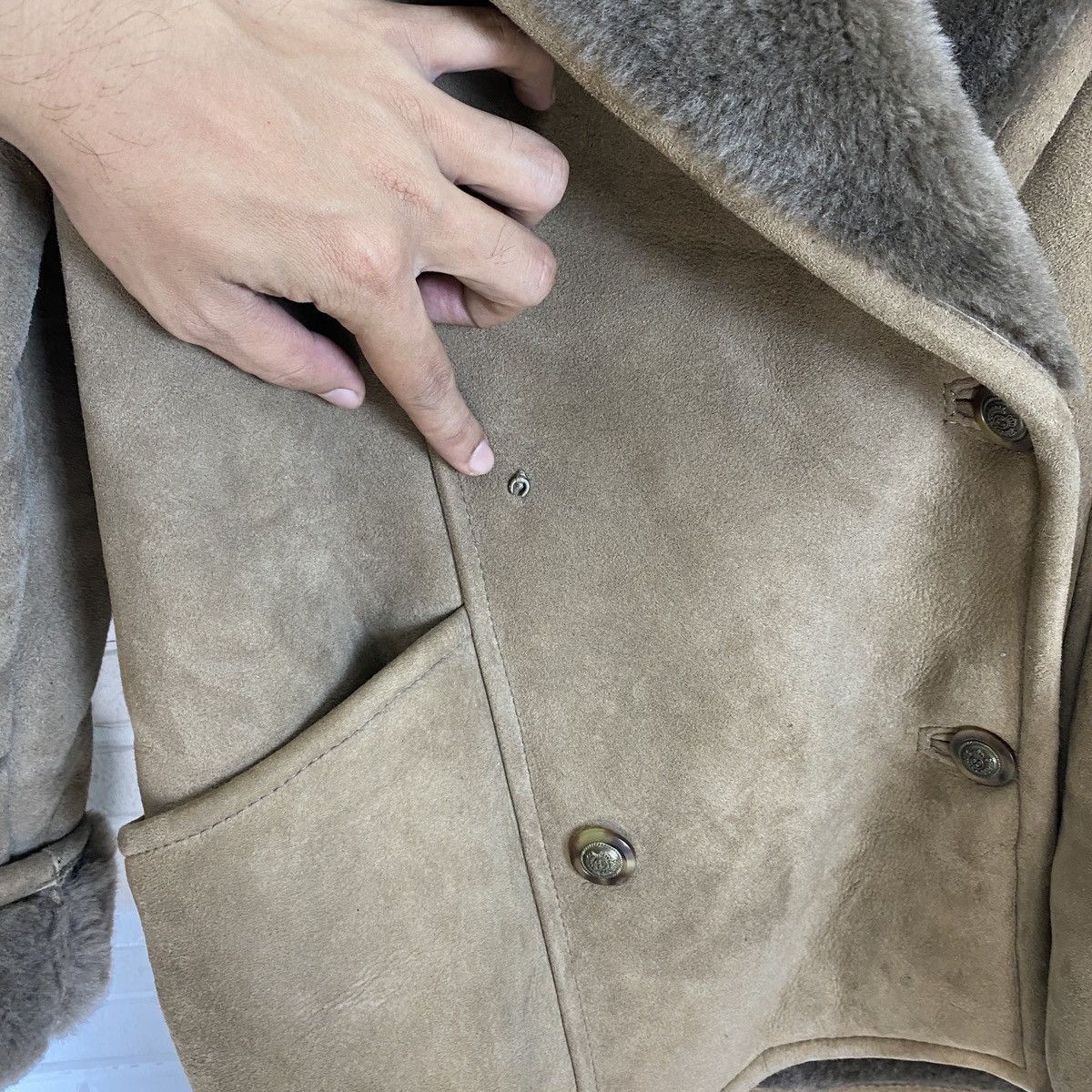 Genuine Leather 🔥LAST PRICE🔥 New Zealand Genuine Sheepskin Coat Size XS / US 0-2 / IT 36-38 - 14 Thumbnail