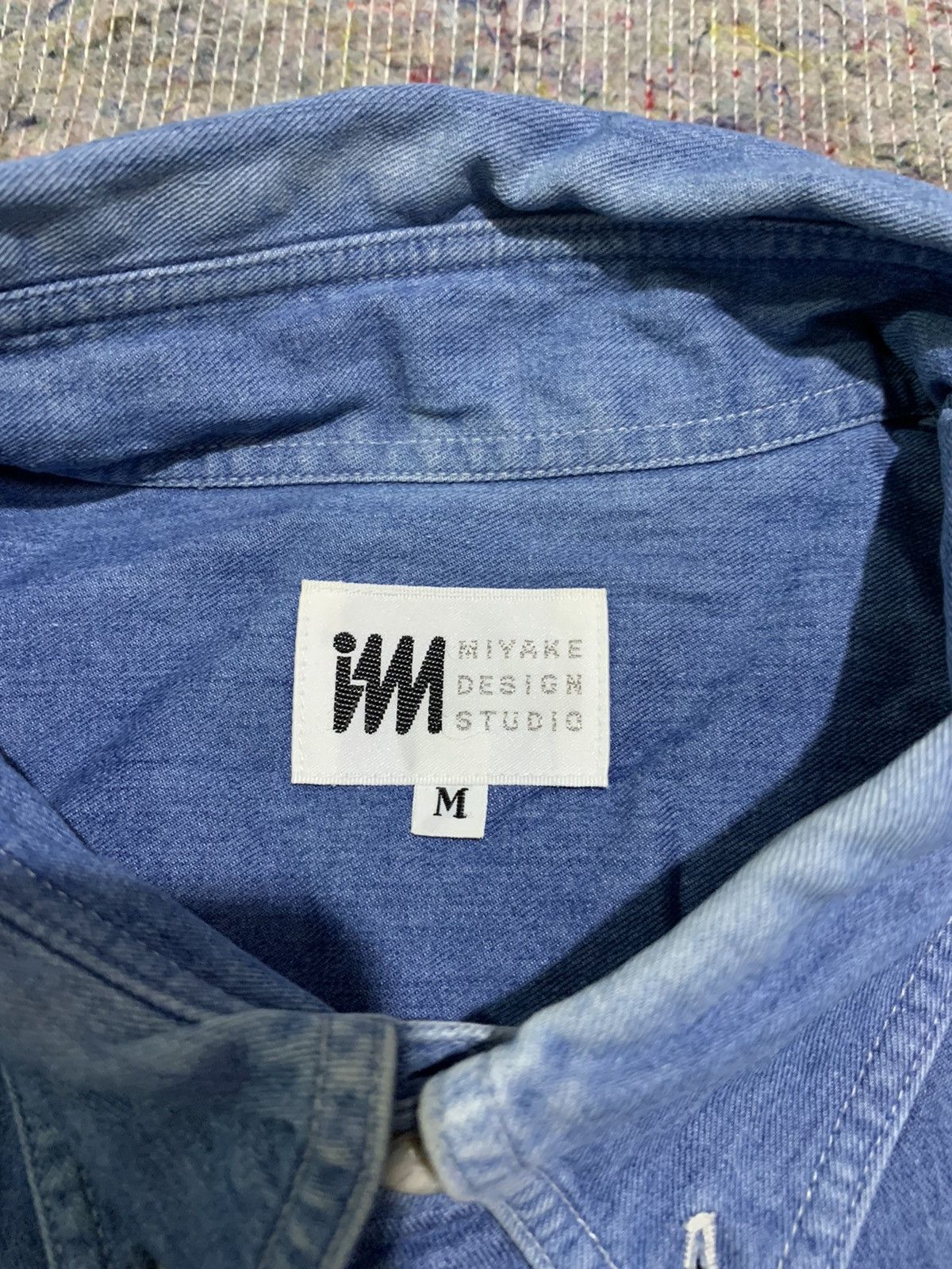 💸BINDINGOFFER💸Vintage 90s issey miyake chambray shirt