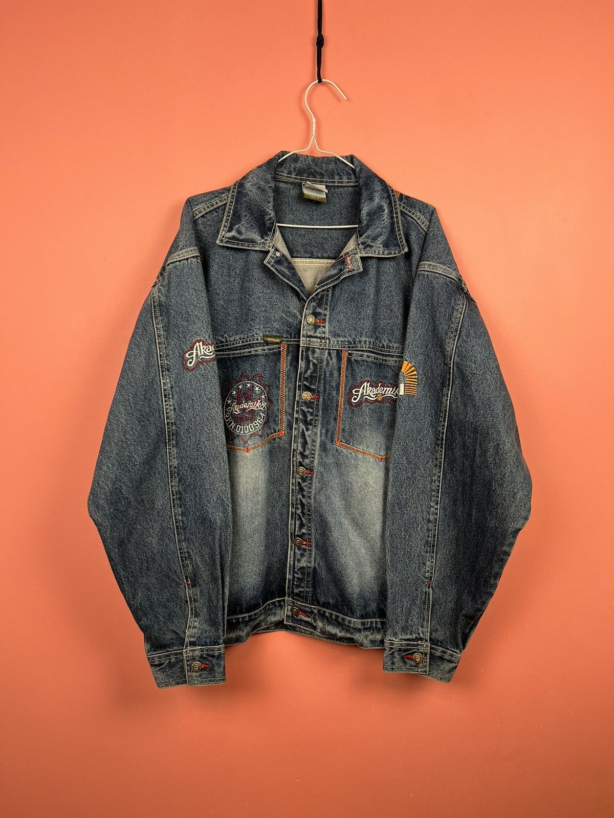 Akademiks Akademiks vintage rare jeans jacket rare rap pversized Size US XXL / EU 58 / 5 - 2 Thumbnail