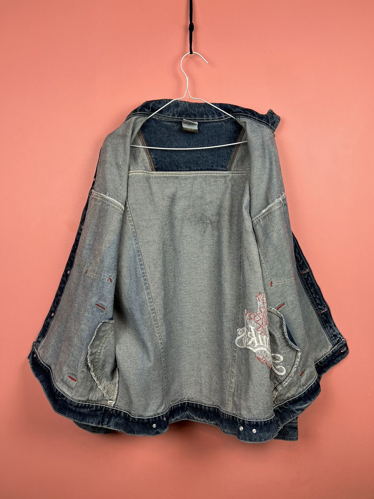 Akademiks Akademiks vintage rare jeans jacket rare rap pversized Size US XXL / EU 58 / 5 - 9 Thumbnail