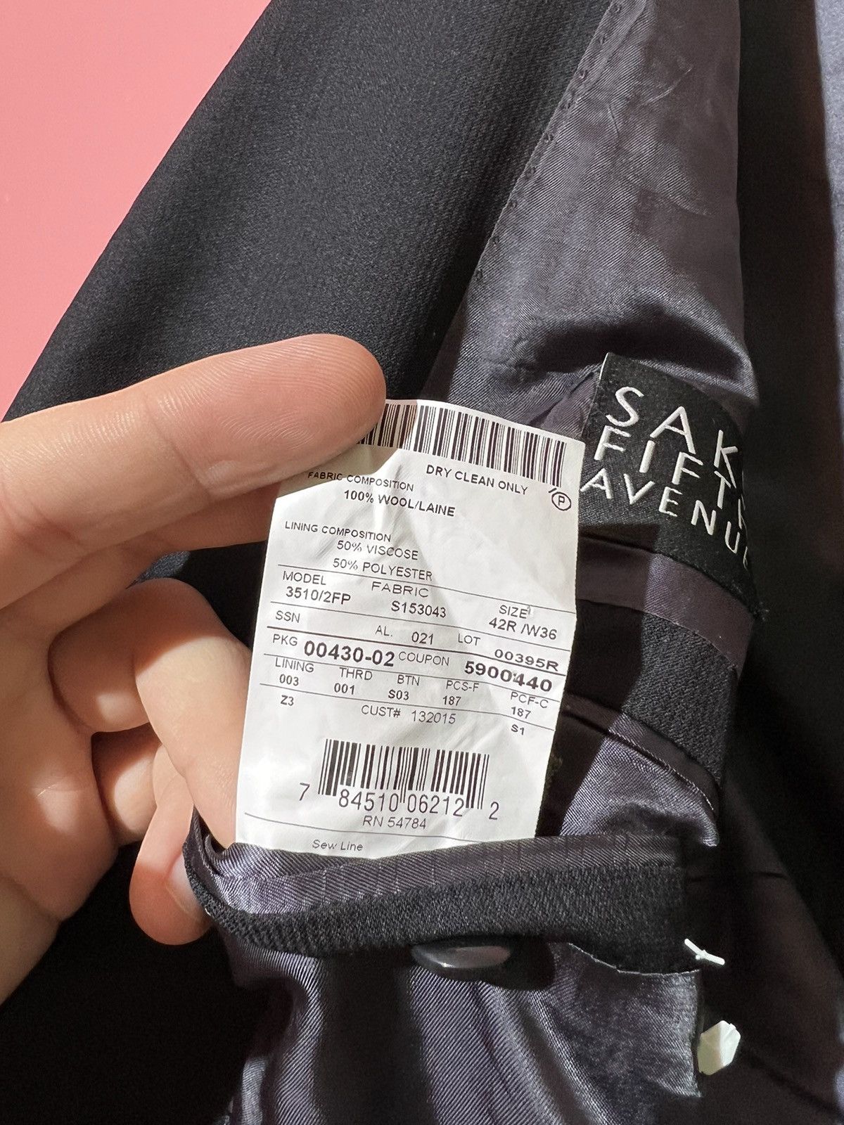Ermenegildo Zegna Saks fifth avenue wool blazer casual Size 42R - 8 Thumbnail