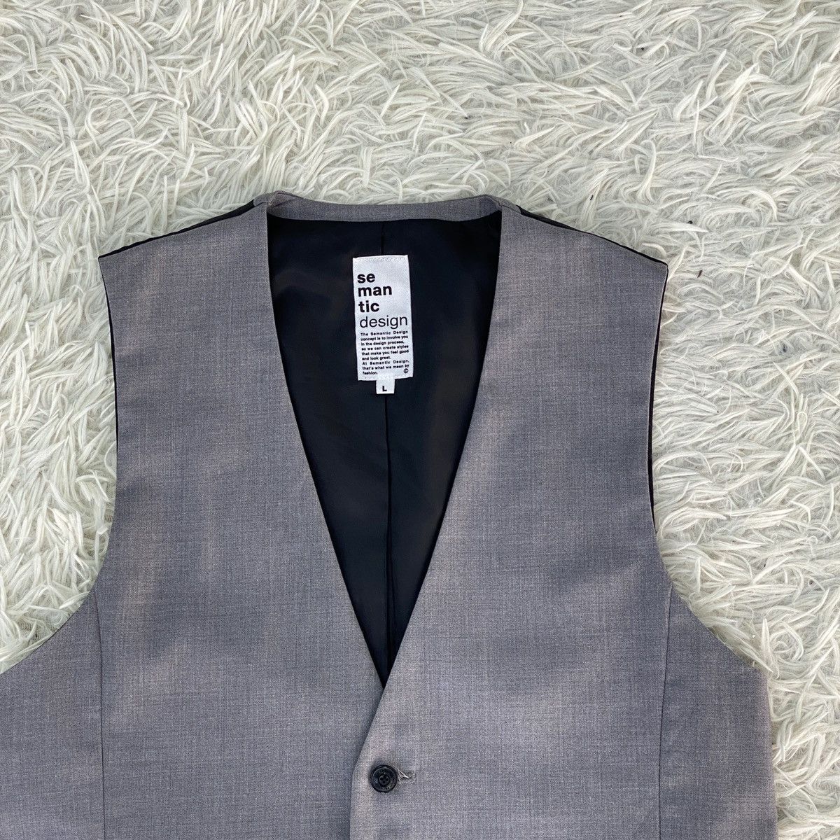 Designer Semantic Design Vest Size US L / EU 52-54 / 3 - 3 Thumbnail