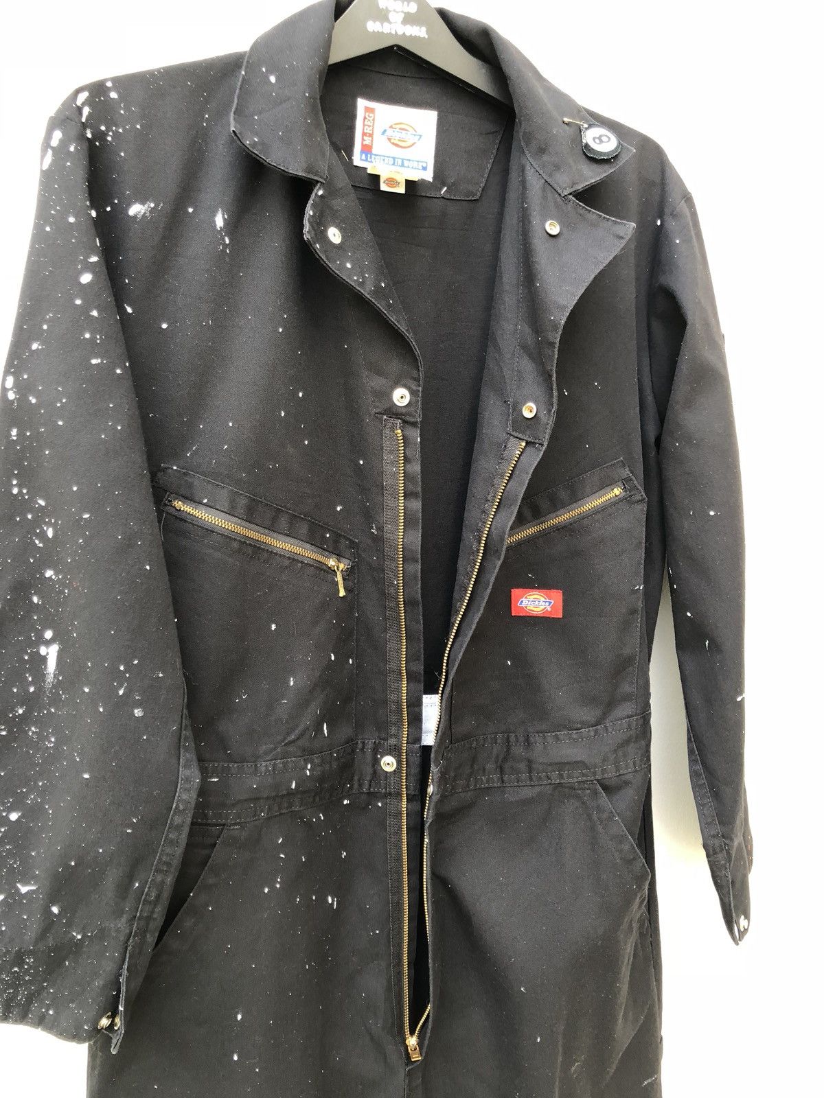 Dickies × Vintage Vintage Dickies Paint Splash Black Coverall Size US 36 / EU 52 - 9 Thumbnail
