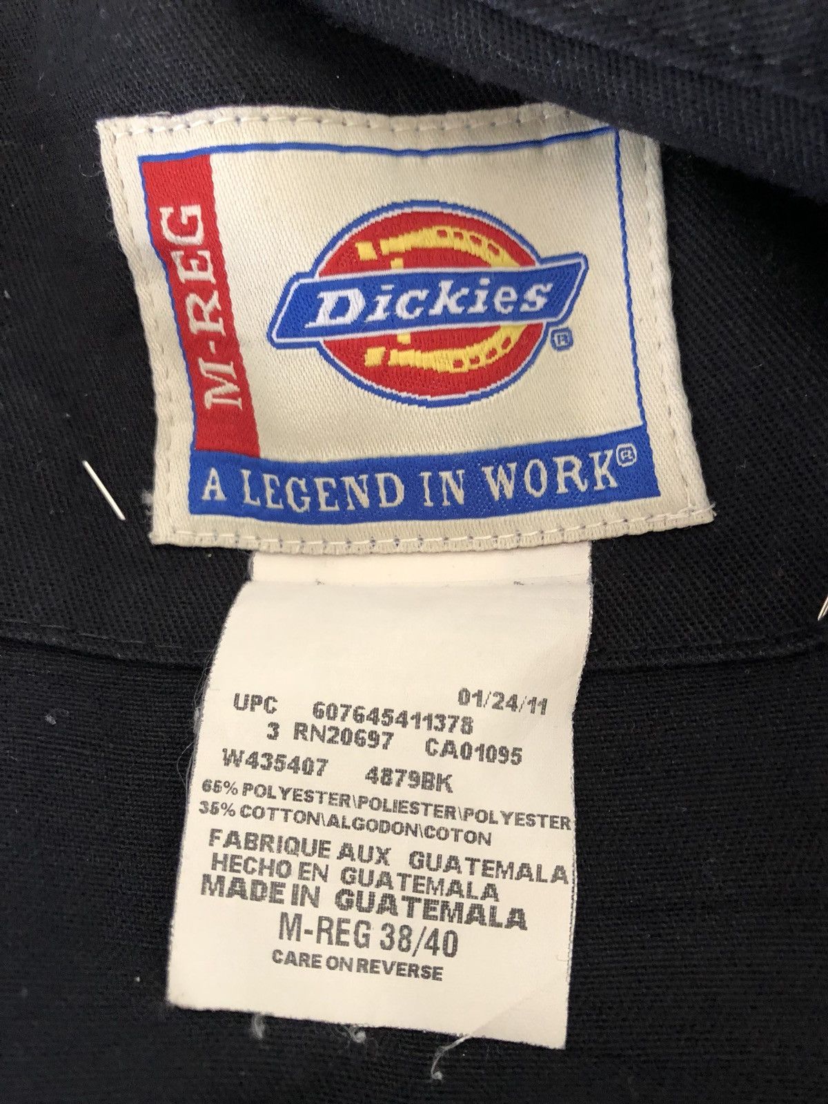 Dickies × Vintage Vintage Dickies Paint Splash Black Coverall Size US 36 / EU 52 - 17 Thumbnail