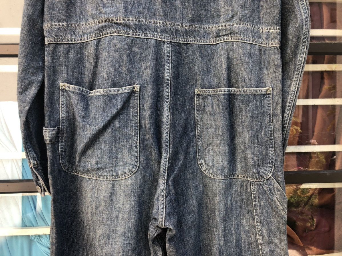 Buzz Rickson's Inpaichthys Kerri Japan Patchwork Coverall Denim Jumpsuit Size US 34 / EU 50 - 15 Thumbnail