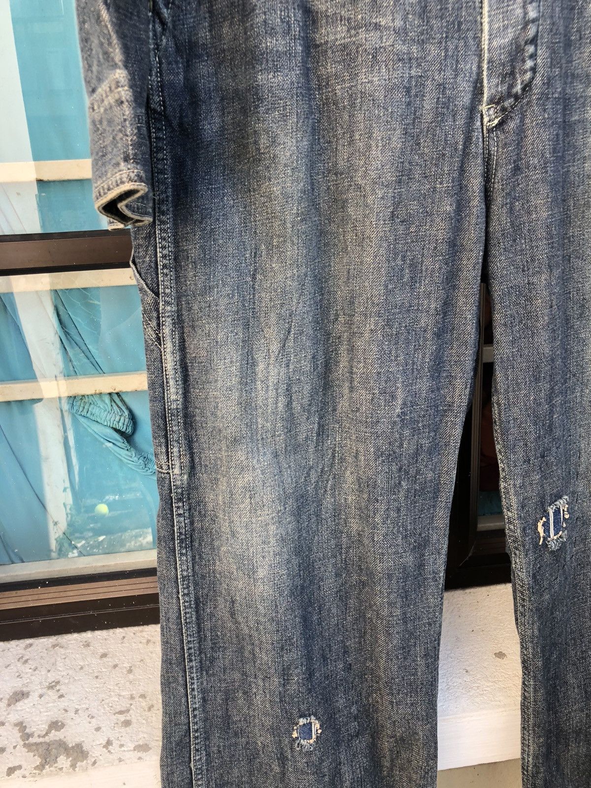 Buzz Rickson's Inpaichthys Kerri Japan Patchwork Coverall Denim Jumpsuit Size US 34 / EU 50 - 9 Thumbnail