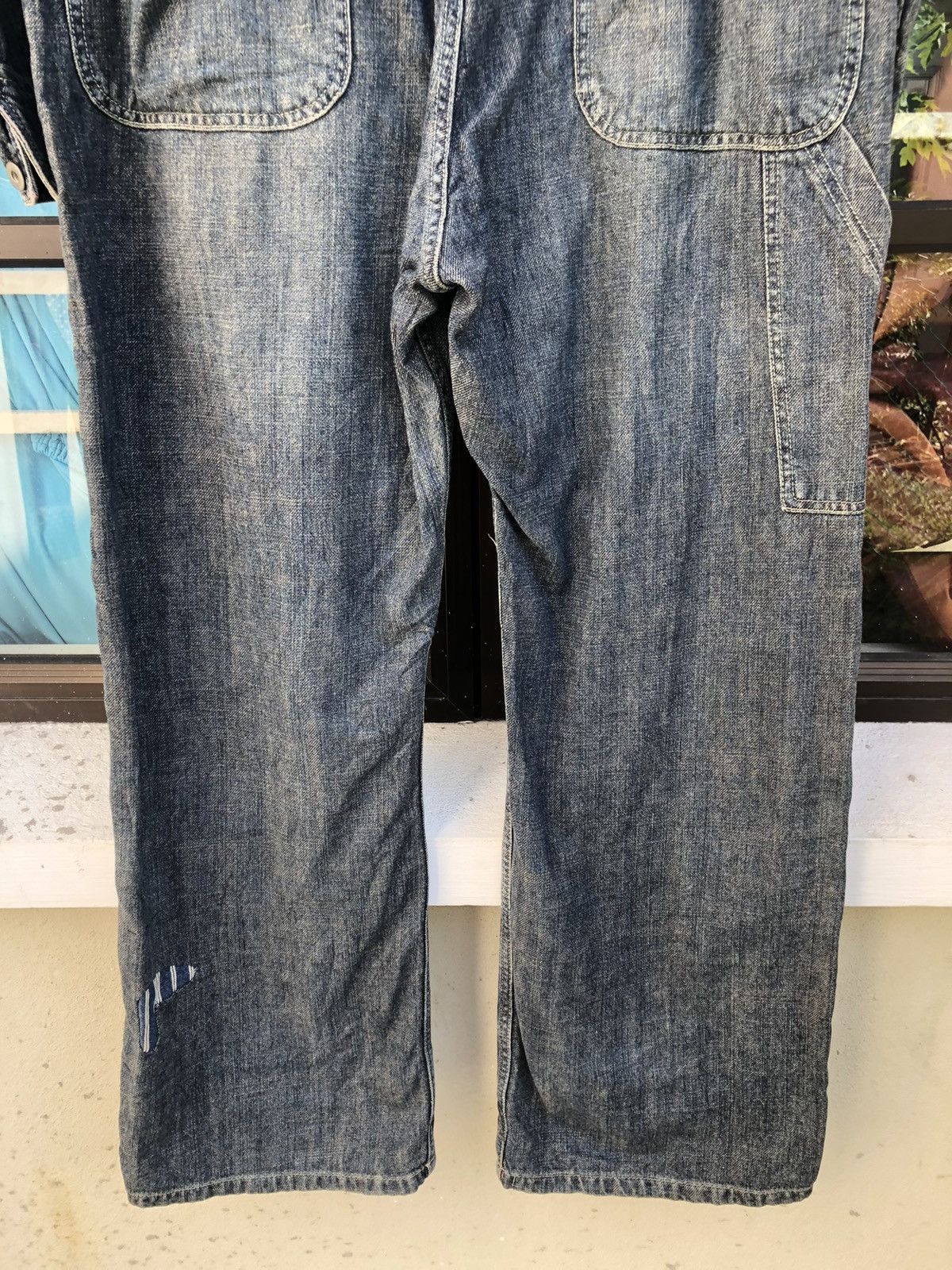 Buzz Rickson's Inpaichthys Kerri Japan Patchwork Coverall Denim Jumpsuit Size US 34 / EU 50 - 16 Thumbnail