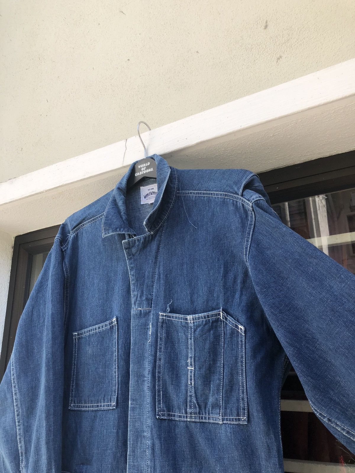 Big John Vintage Big John Japan Cargo Coverall Denim Jumpsuit Size US 34 / EU 50 - 4 Thumbnail