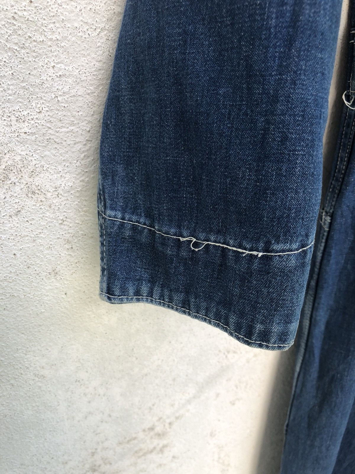 Big John Vintage Big John Japan Cargo Coverall Denim Jumpsuit Size US 34 / EU 50 - 15 Thumbnail