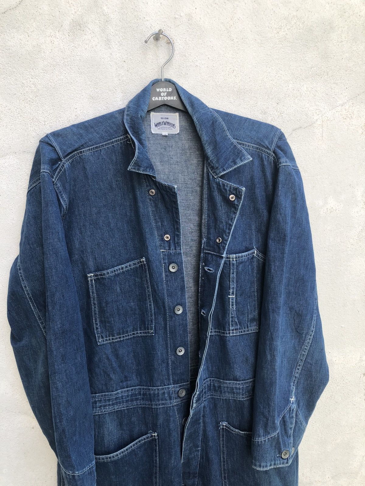 Big John Vintage Big John Japan Cargo Coverall Denim Jumpsuit Size US 34 / EU 50 - 17 Thumbnail