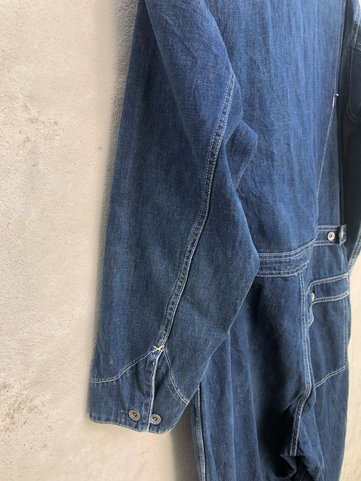 Big John Vintage Big John Japan Cargo Coverall Denim Jumpsuit Size US 34 / EU 50 - 14 Thumbnail