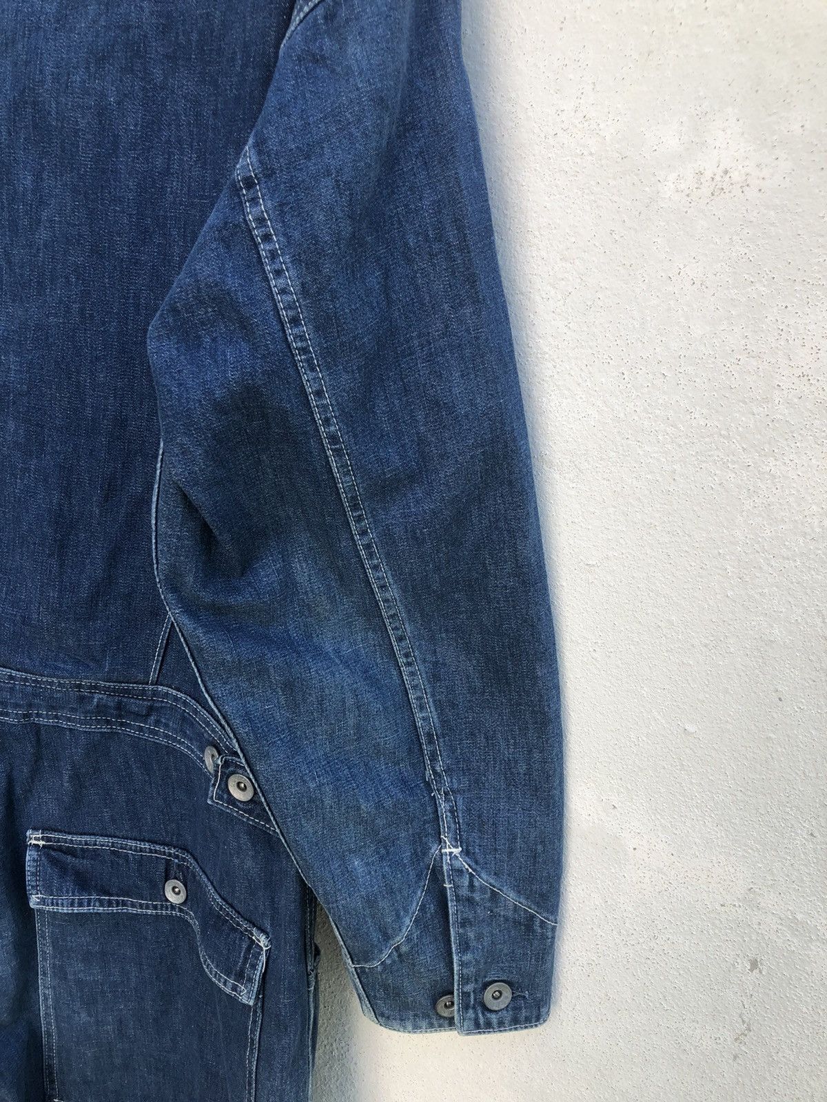 Big John Vintage Big John Japan Cargo Coverall Denim Jumpsuit Size US 34 / EU 50 - 12 Thumbnail