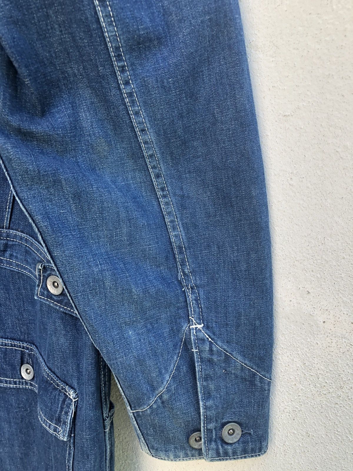 Big John Vintage Big John Japan Cargo Coverall Denim Jumpsuit Size US 34 / EU 50 - 13 Thumbnail