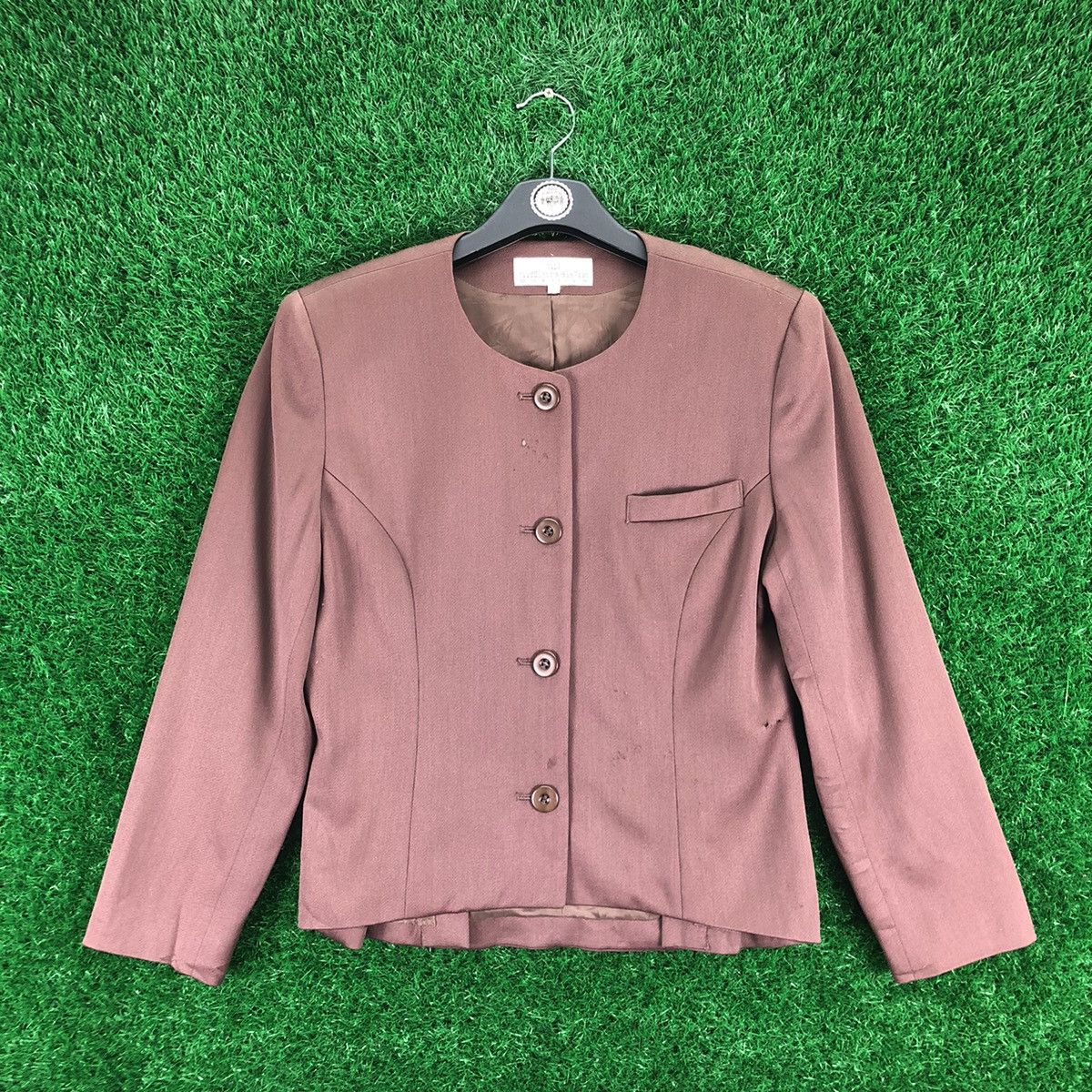 Mila Schon Vintage Mila Schon Due Mila Brown Cardi Coat Size S / US 4 / IT 40 - 1 Thumbnail