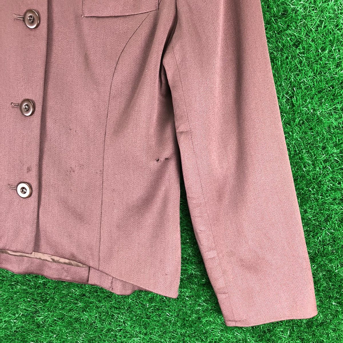 Mila Schon Vintage Mila Schon Due Mila Brown Cardi Coat Size S / US 4 / IT 40 - 3 Thumbnail