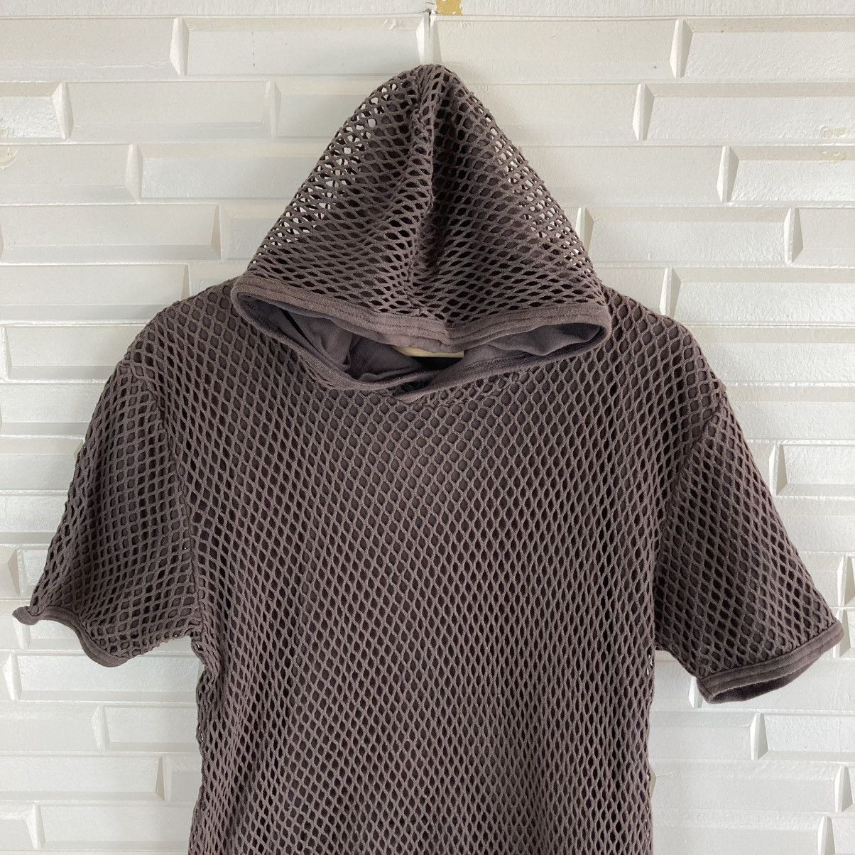 Japanese Brand Japanese Mesh Rare Tee Hooded Size US L / EU 52-54 / 3 - 4 Thumbnail