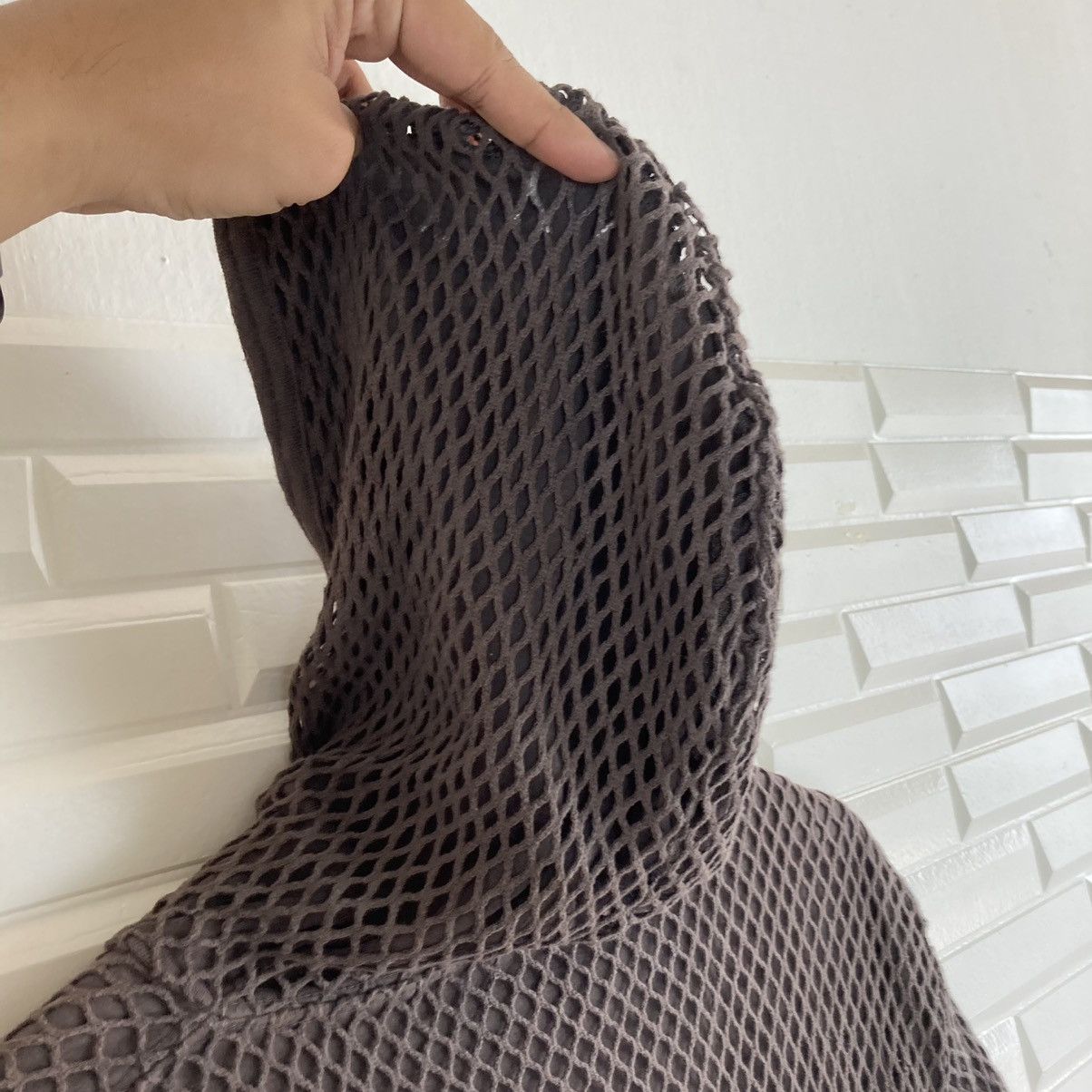 Japanese Brand Japanese Mesh Rare Tee Hooded Size US L / EU 52-54 / 3 - 8 Thumbnail