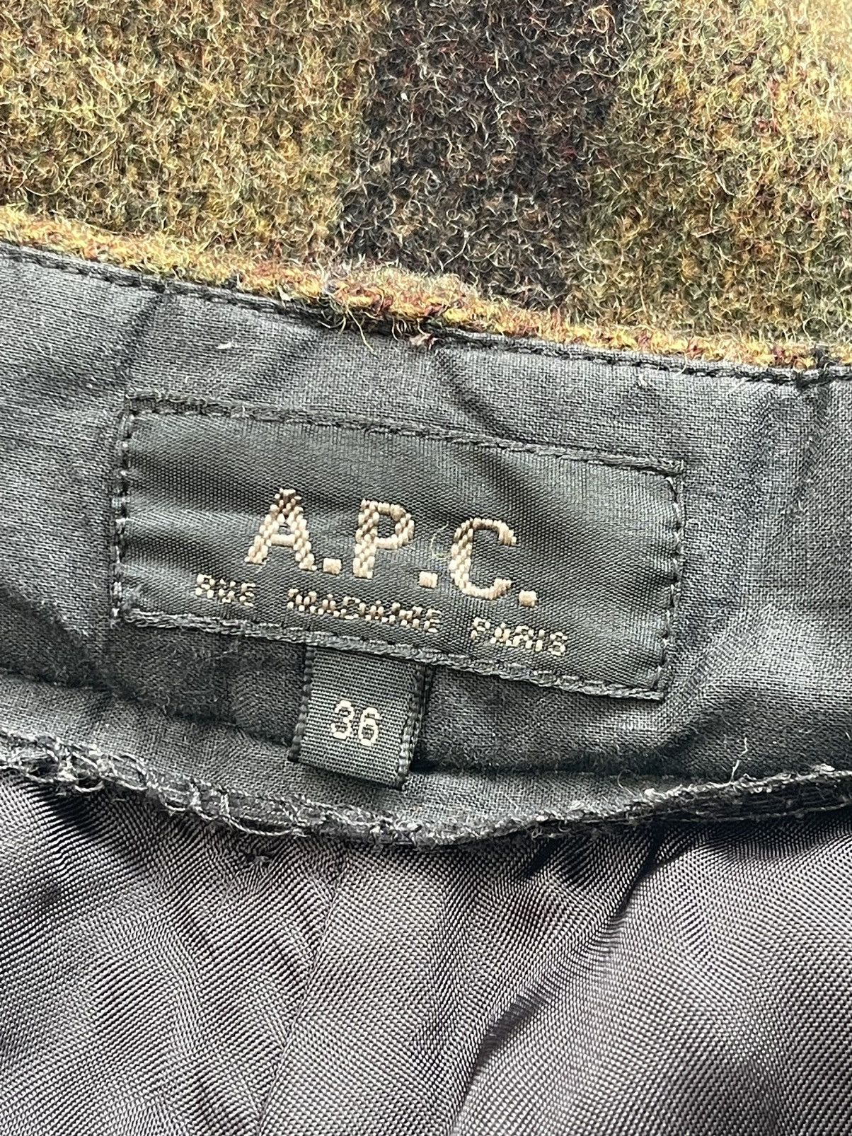 A.P.C. APC Wool Checkered Shorts Pants Size US 30 / EU 46 - 6 Thumbnail