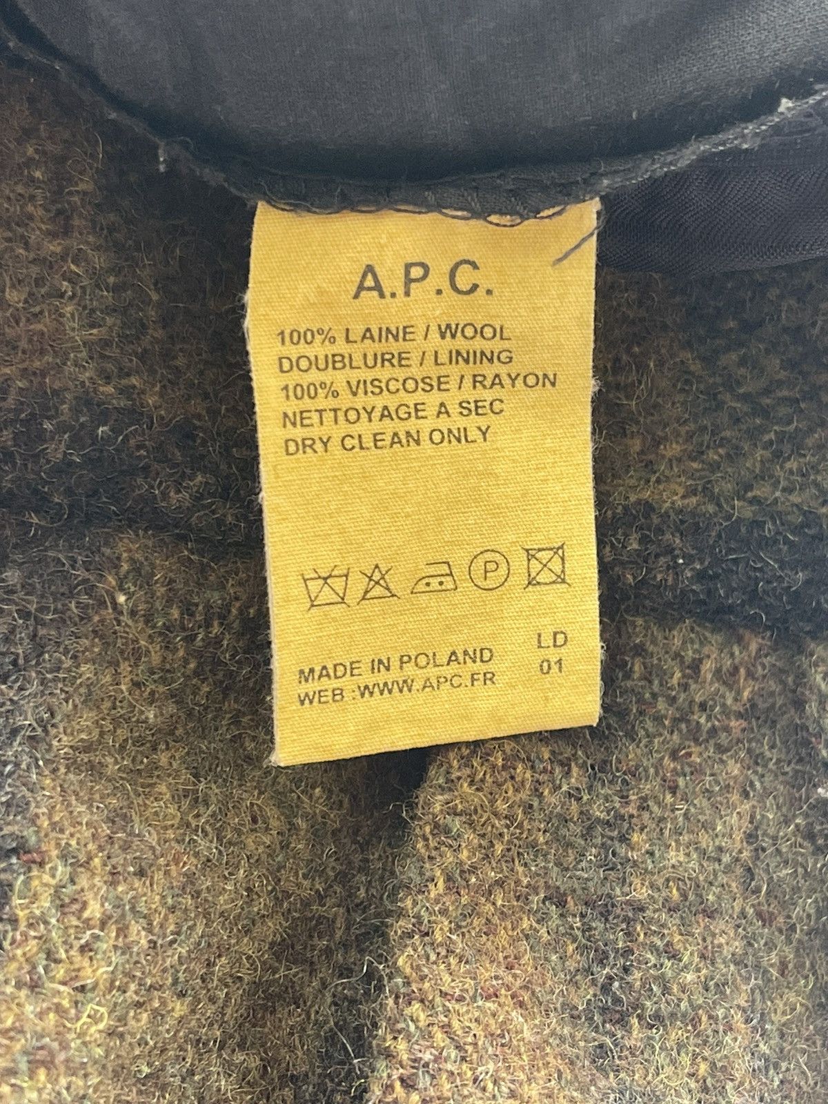 A.P.C. APC Wool Checkered Shorts Pants Size US 30 / EU 46 - 8 Thumbnail