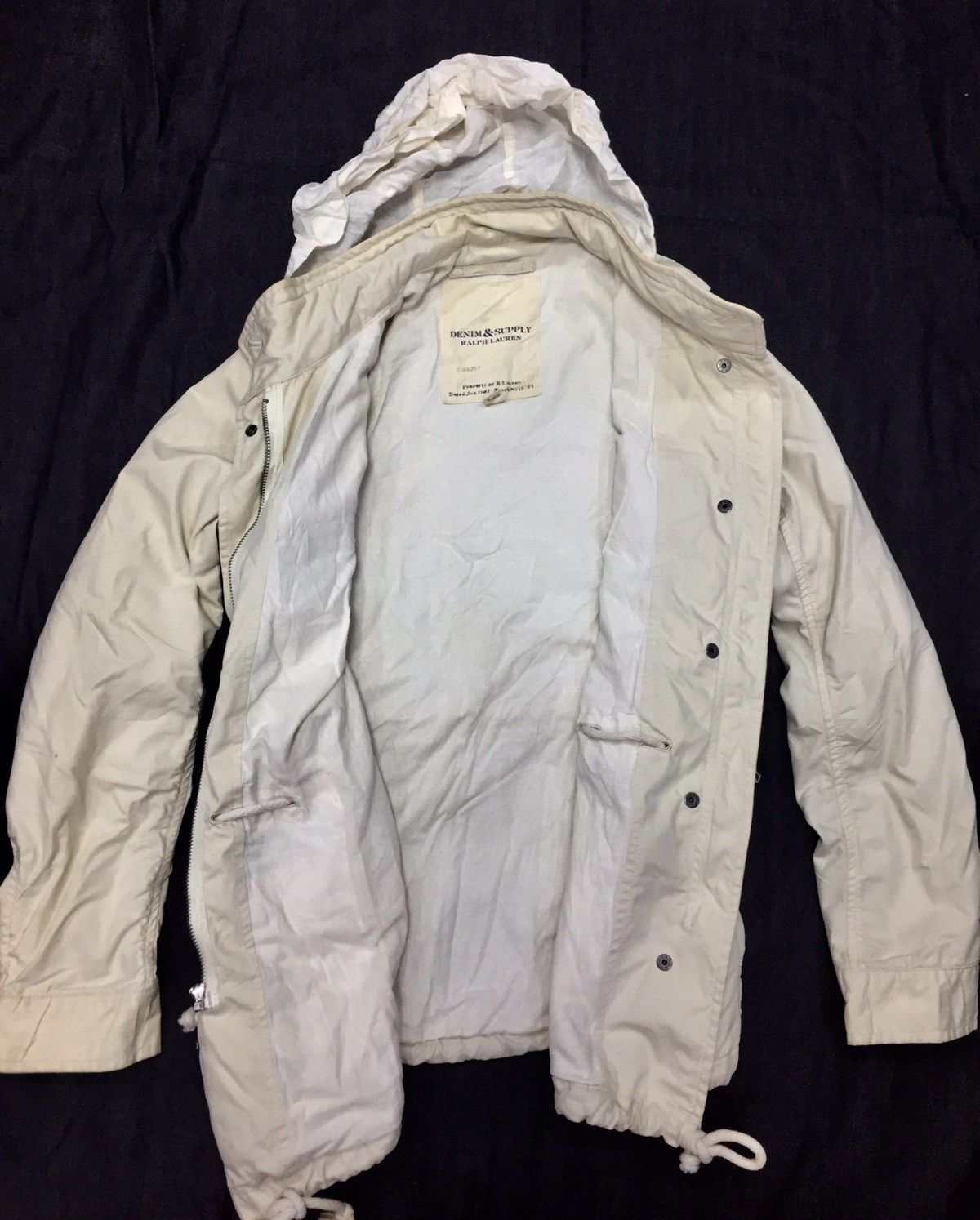 RRL Ralph Lauren × Ralph Lauren × Vintage Tailon Zipper Ralph Lauren Parka Jacket Pachwork Big Logo Size US S / EU 44-46 / 1 - 3 Thumbnail