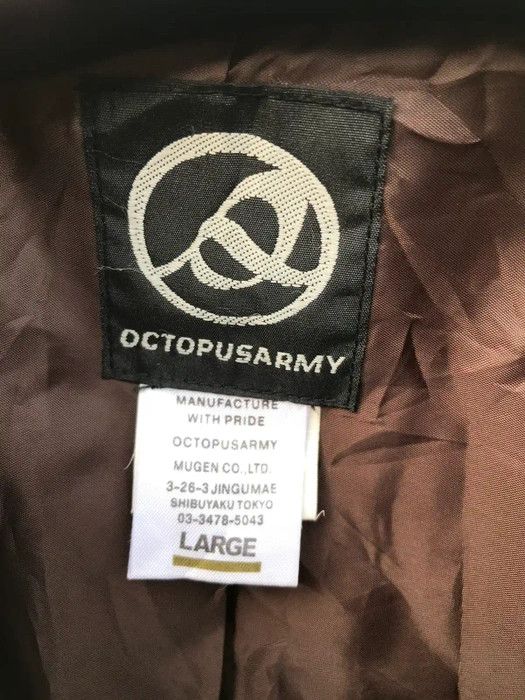 Octopus Octopus Army Japan Striped Workers Jacket Size US L / EU 52-54 / 3 - 6 Thumbnail
