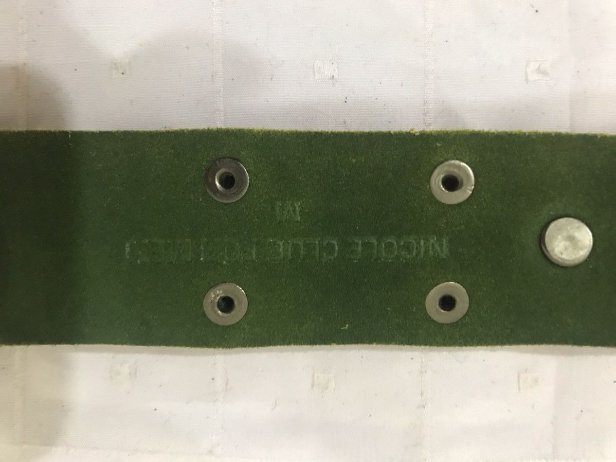 Japanese Brand Nicole Club For Men Seditionaries Design Belt Size ONE SIZE - 12 Thumbnail