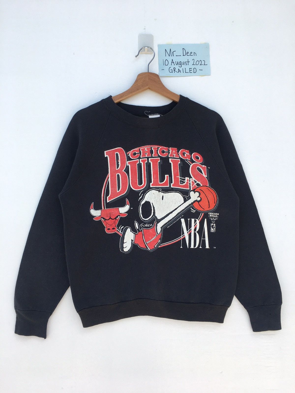 NBA Vintage 90s Rare Chicago Bulls NBA Sweatshirt Size US M / EU 48-50 / 2 - 1 Thumbnail