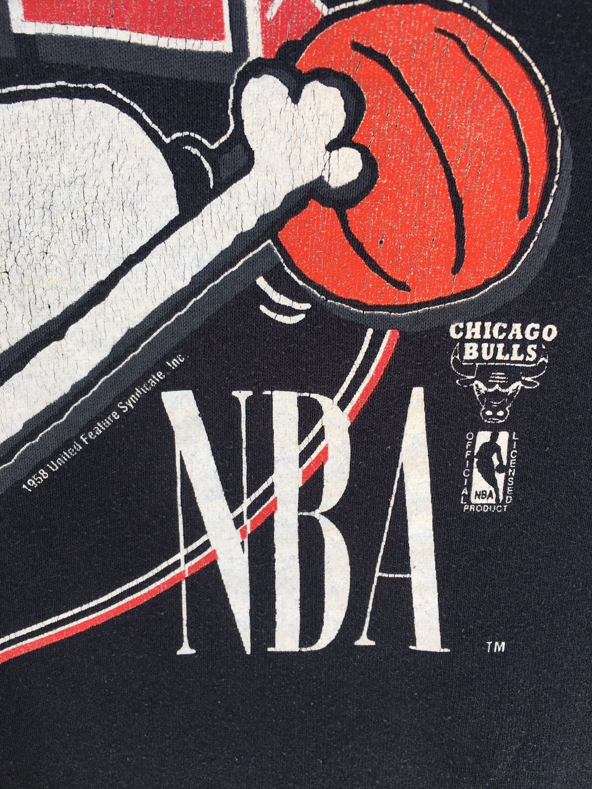 NBA Vintage 90s Rare Chicago Bulls NBA Sweatshirt Size US M / EU 48-50 / 2 - 7 Thumbnail