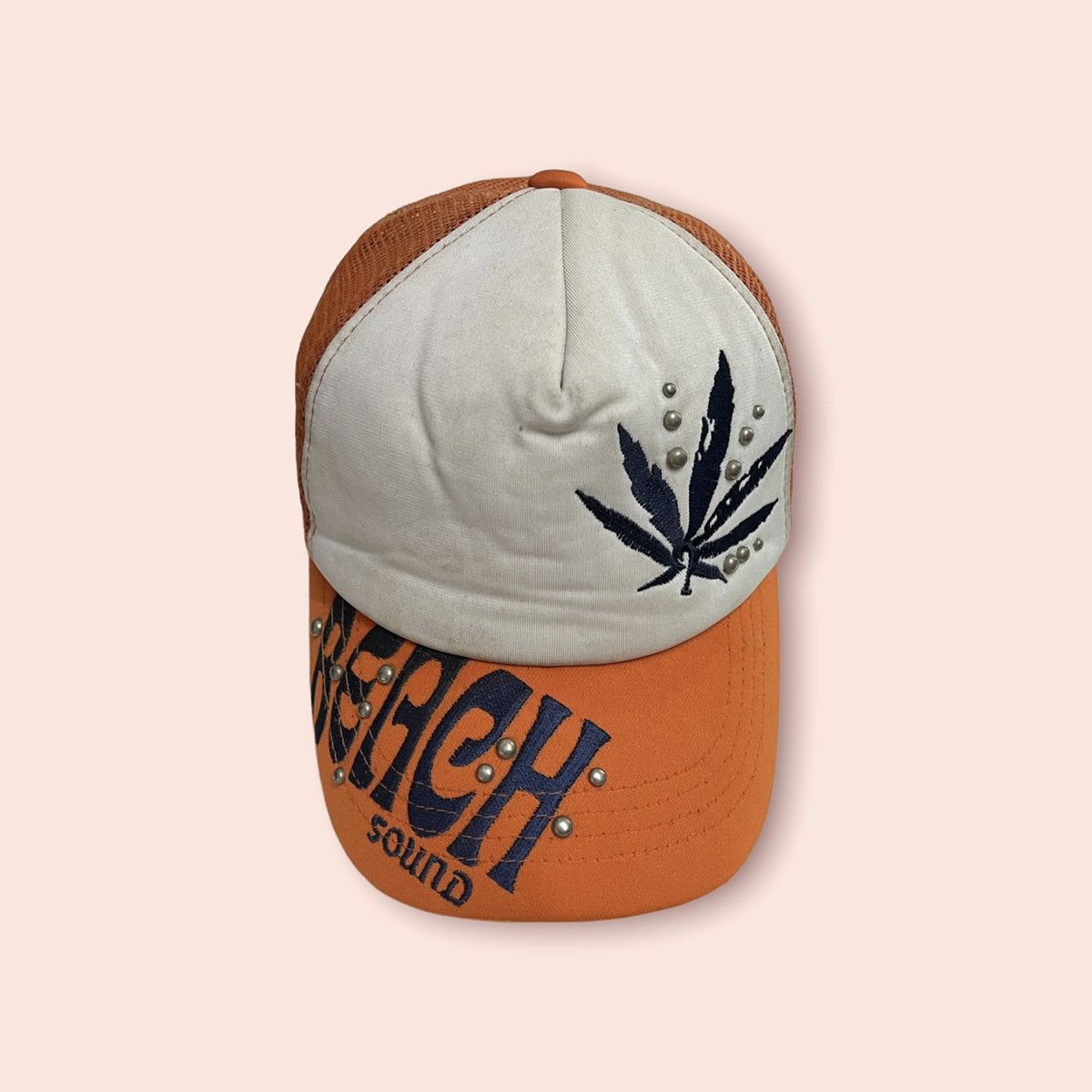 Japanese Brand VINTAGE BEACH SOUND TRUCKER SNAPBACK Size ONE SIZE - 2 Thumbnail