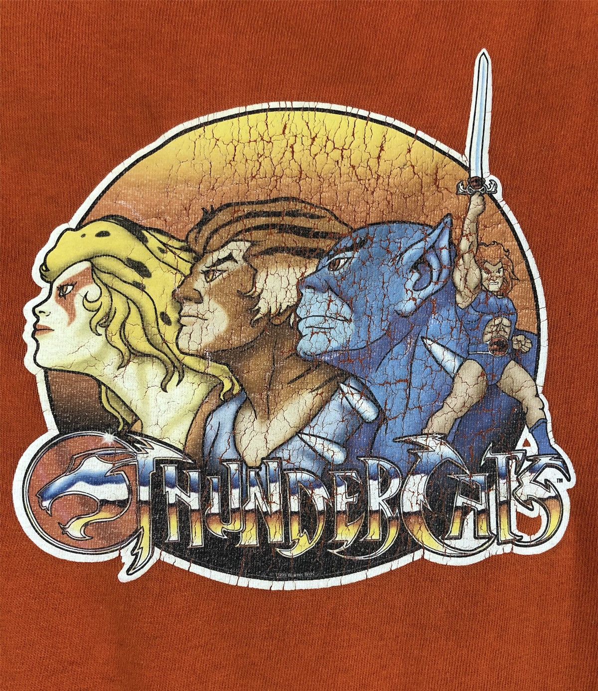Changes Vintage Changes Thundercats Cartoon Graphic Single Stitch Size US XL / EU 56 / 4 - 3 Thumbnail