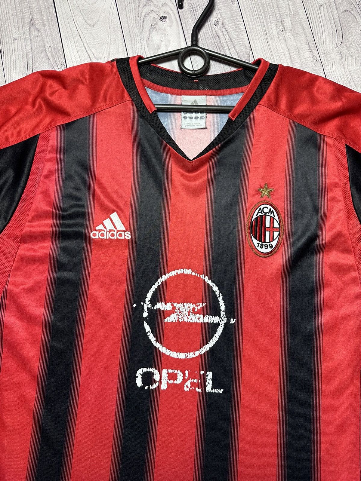 Adidas Vintage AC Milan soccer jersey adidas 2004 size XL Size US XL / EU 56 / 4 - 3 Thumbnail