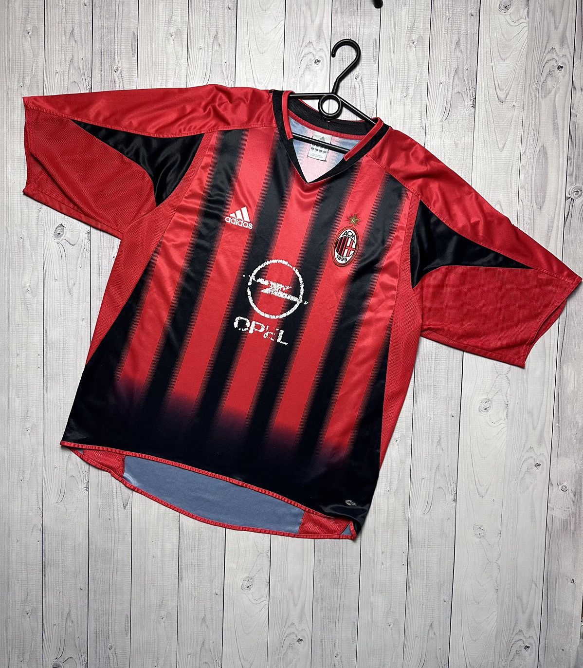 Adidas Vintage AC Milan soccer jersey adidas 2004 size XL Size US XL / EU 56 / 4 - 1 Thumbnail