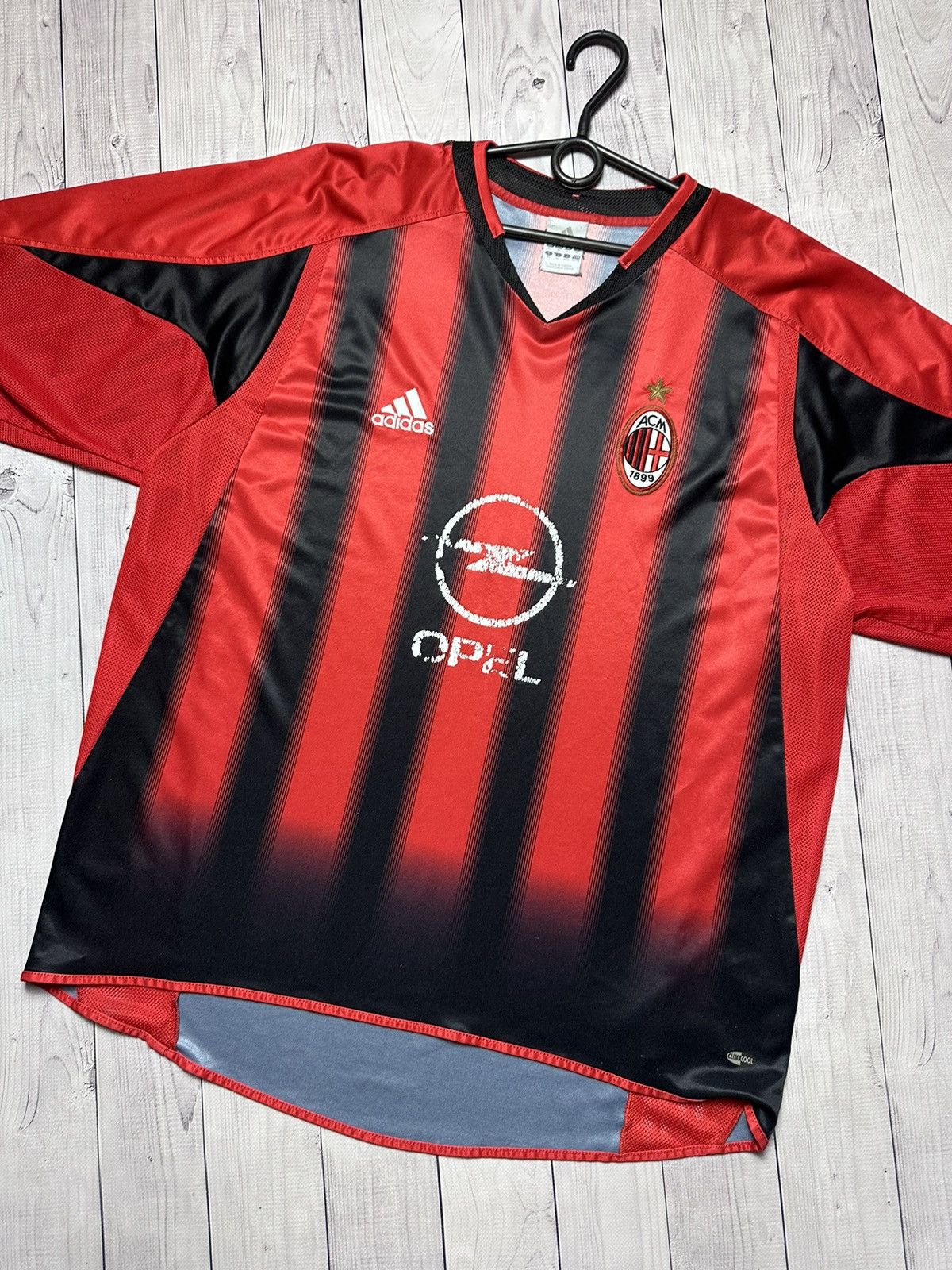 Adidas Vintage AC Milan soccer jersey adidas 2004 size XL Size US XL / EU 56 / 4 - 2 Thumbnail