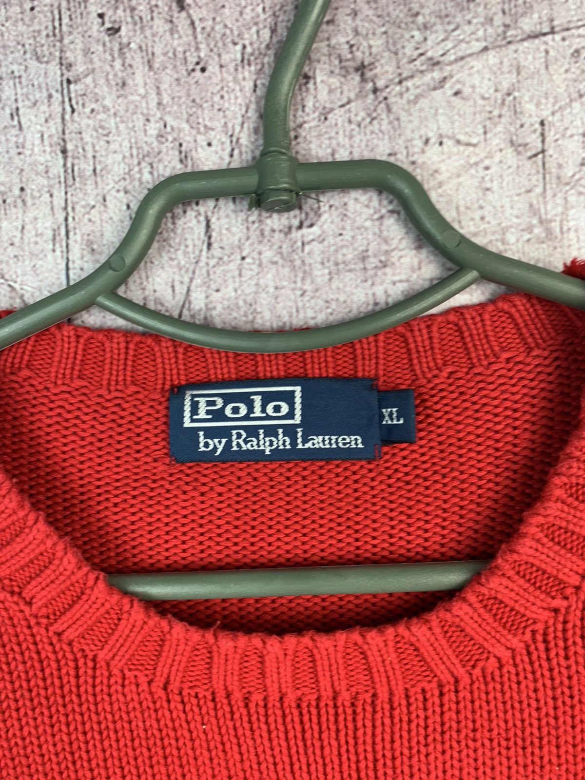 Polo Ralph Lauren × Ralph Lauren Polo Ralph Lauren Vintage Mens Knit Crew Neck Sweater Size US XL / EU 56 / 4 - 5 Thumbnail