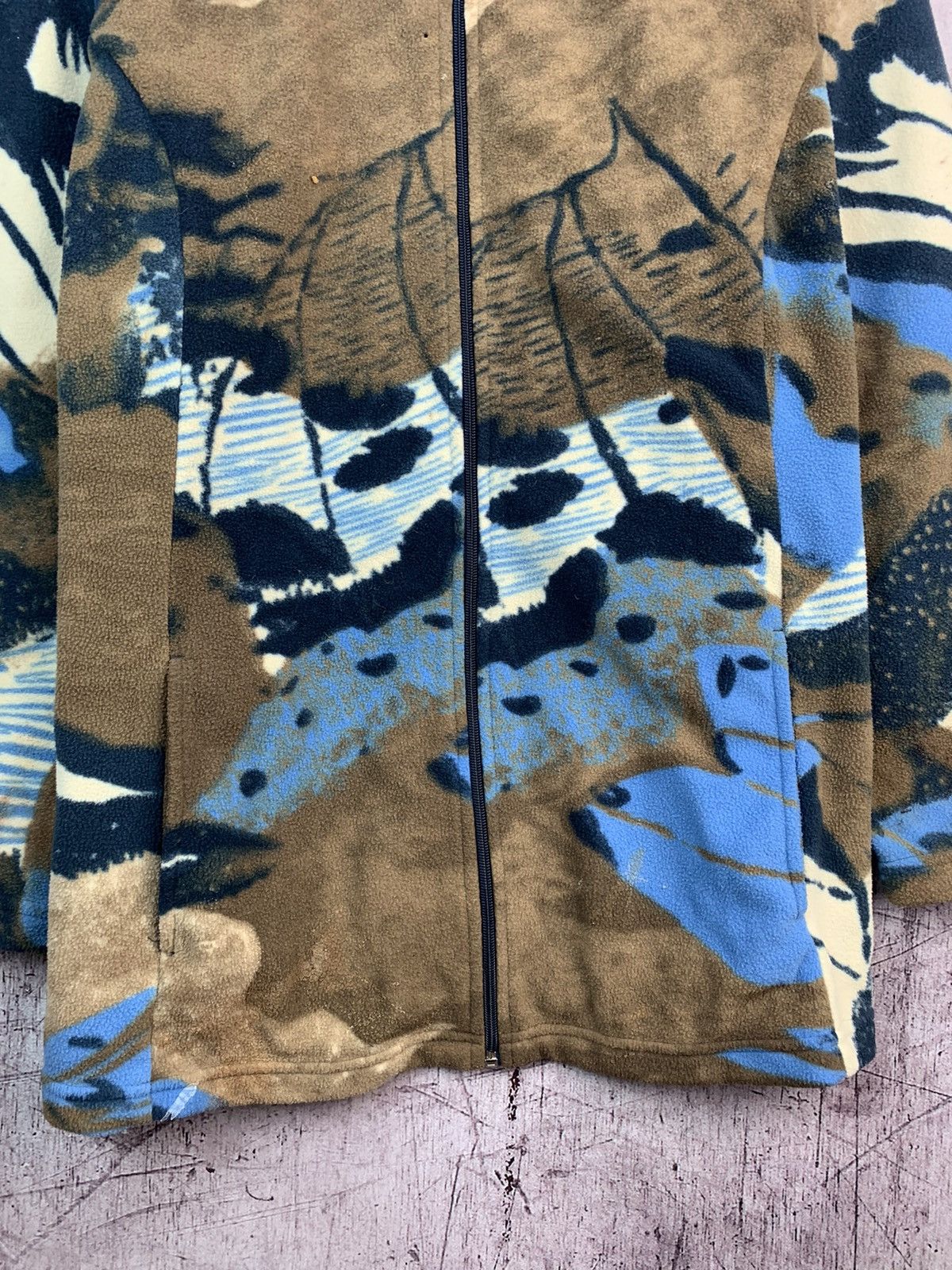 Vintage Vintage Printed Fleece Fleece Jacket Size US XL / EU 56 / 4 - 7 Thumbnail