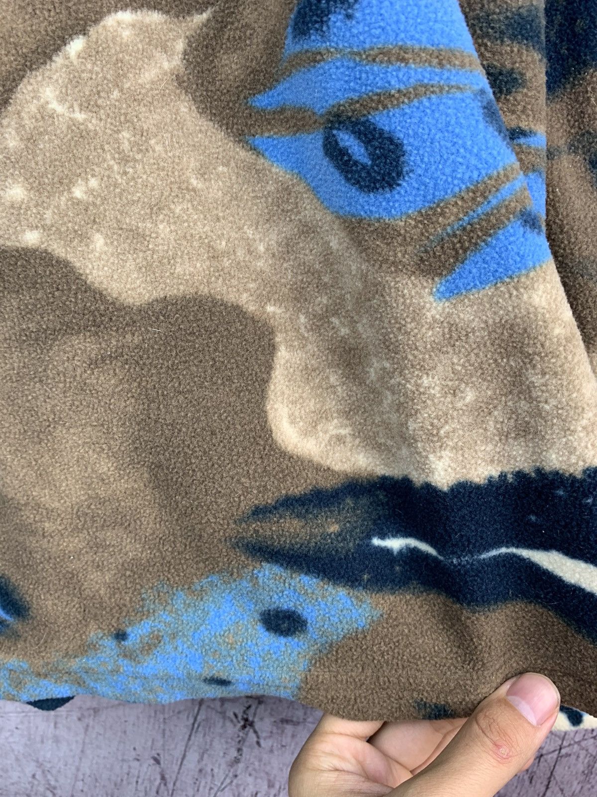 Vintage Vintage Printed Fleece Fleece Jacket Size US XL / EU 56 / 4 - 12 Thumbnail